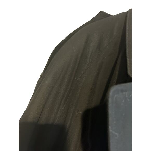 Men’s Pierre Cardin black raincoat size 42 long zip lining - Picture 16 of 16